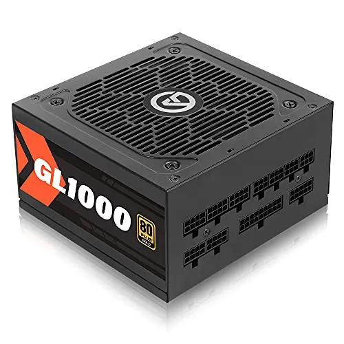 1000W Power Supply 80 Plus Gold Certified Fully Modular PSU (ARESGAME, GL1000)