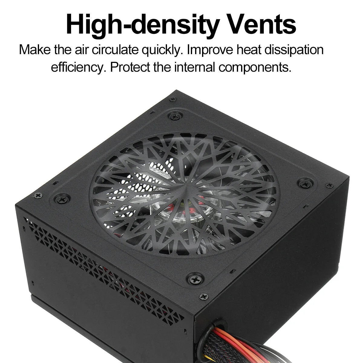 1000W PSU PC Power Supply with Passive RGB 12cm Fan and ATX/PCI-E/SATA PFC - Unit Quiet ATX PCI-E SATA