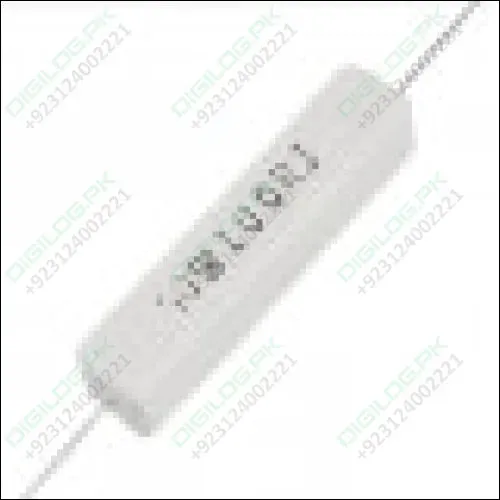 10Watt 10 Ohm Ceramic Cement Resistor - High Power, Fixed 5% Tolerance