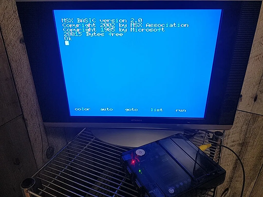 1Chip MSX Console D4 Enterprise PSU(AC Adapter),Manual,Boxed set tested-d0115-