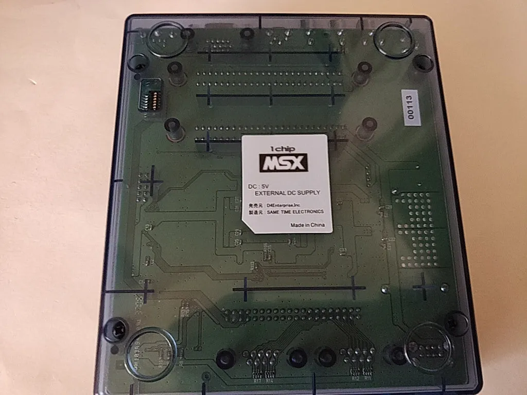 1Chip MSX Console D4 Enterprise PSU(AC Adapter),Manual,Boxed set tested-d0115-