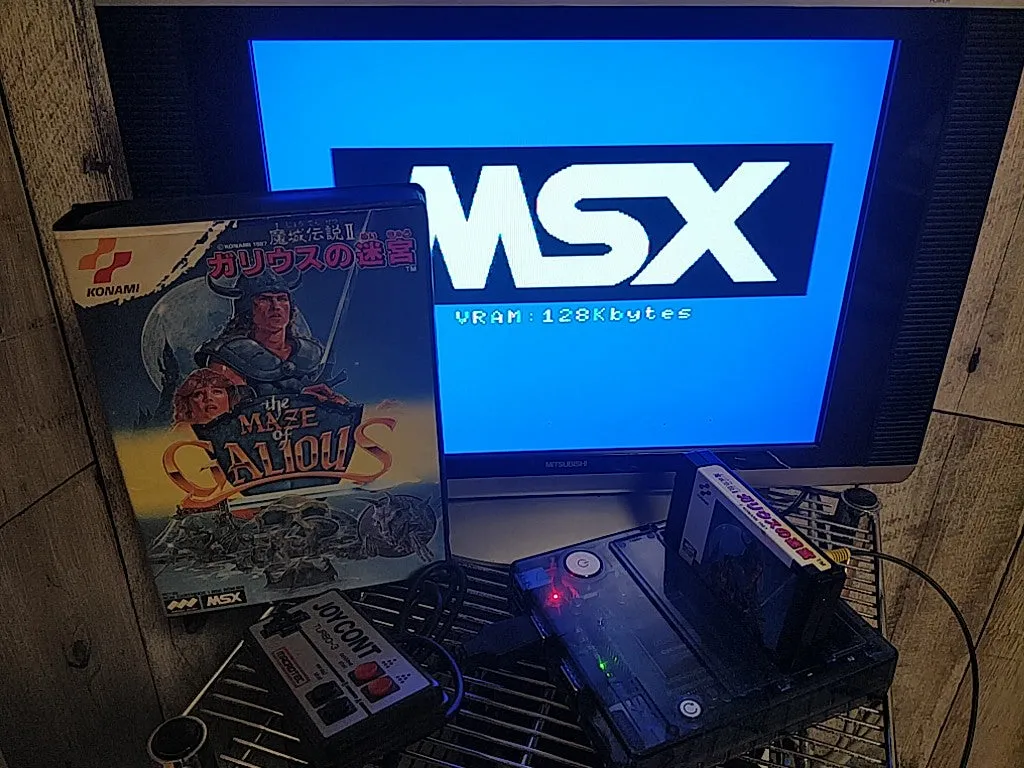 1Chip MSX Console D4 Enterprise PSU(AC Adapter),Manual,Boxed set tested-d0115-