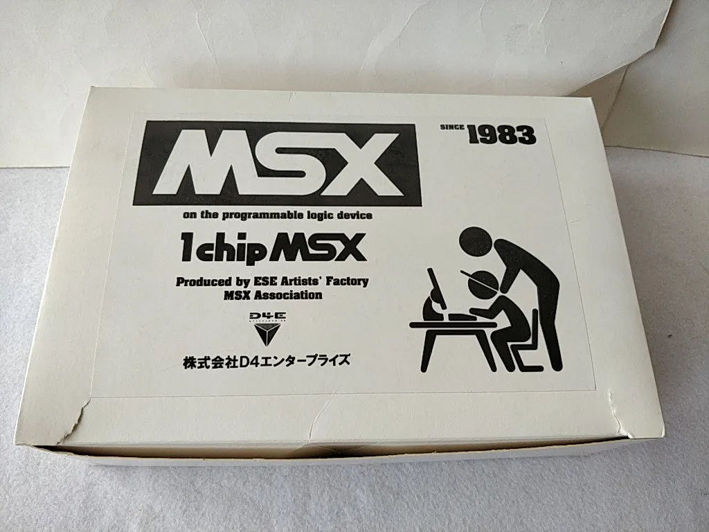 1Chip MSX Console D4 Enterprise PSU(AC Adapter),Manual,Boxed set tested-d0304-