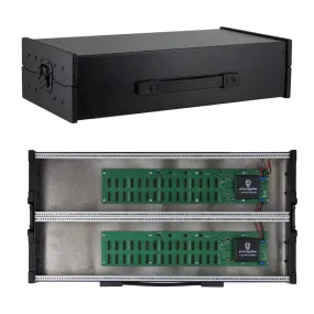 2x104HP Aluminum Travel Case with Lid