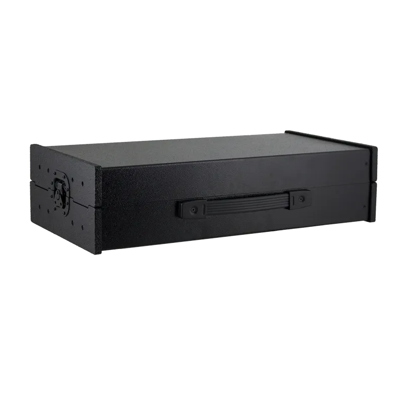 2x104HP Aluminum Travel Case with Lid