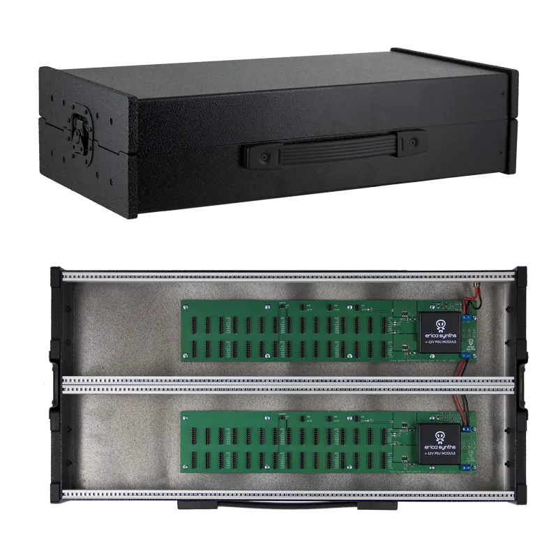 2x104HP Aluminum Travel Case with Lid