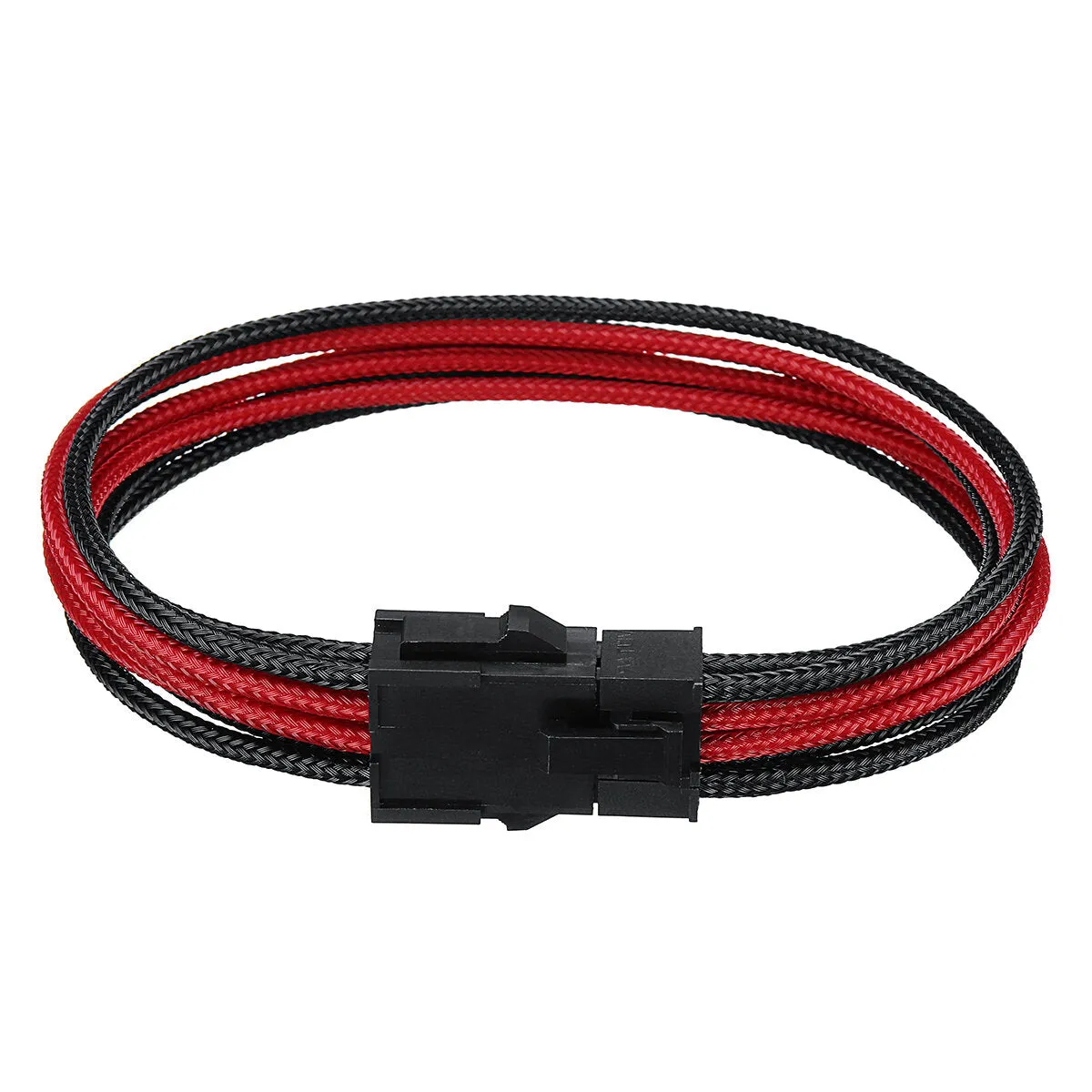 30cm PCI-E 8Pin(4 4) PSU CPU Extension Cable 8 Pin Extended Braided Power Cable