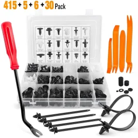415 Pcs Car Push Retainer Clips Kits For GM Ford Toyota Honda Chrysler