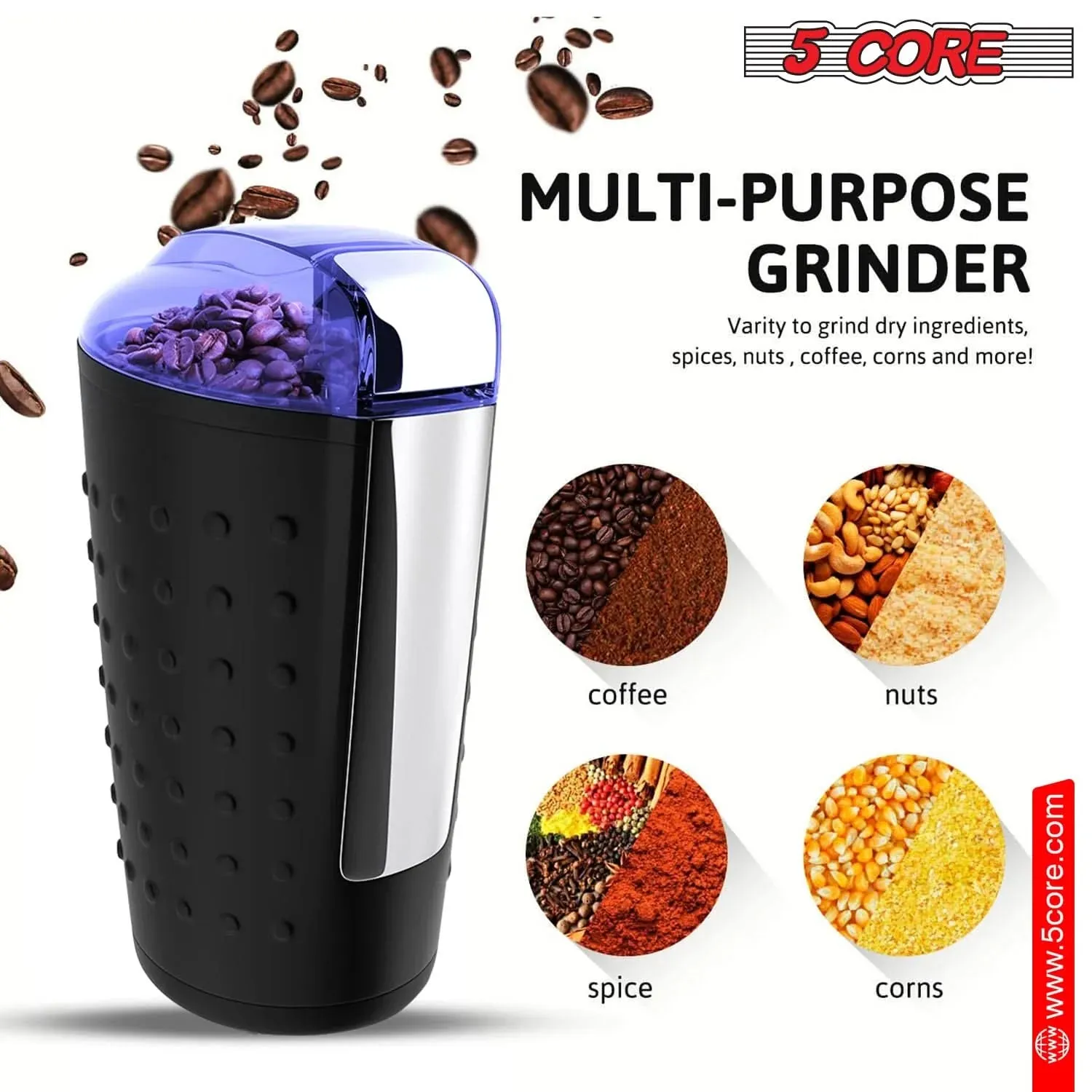 5Core Coffee Grinder 85 Gram Capacity