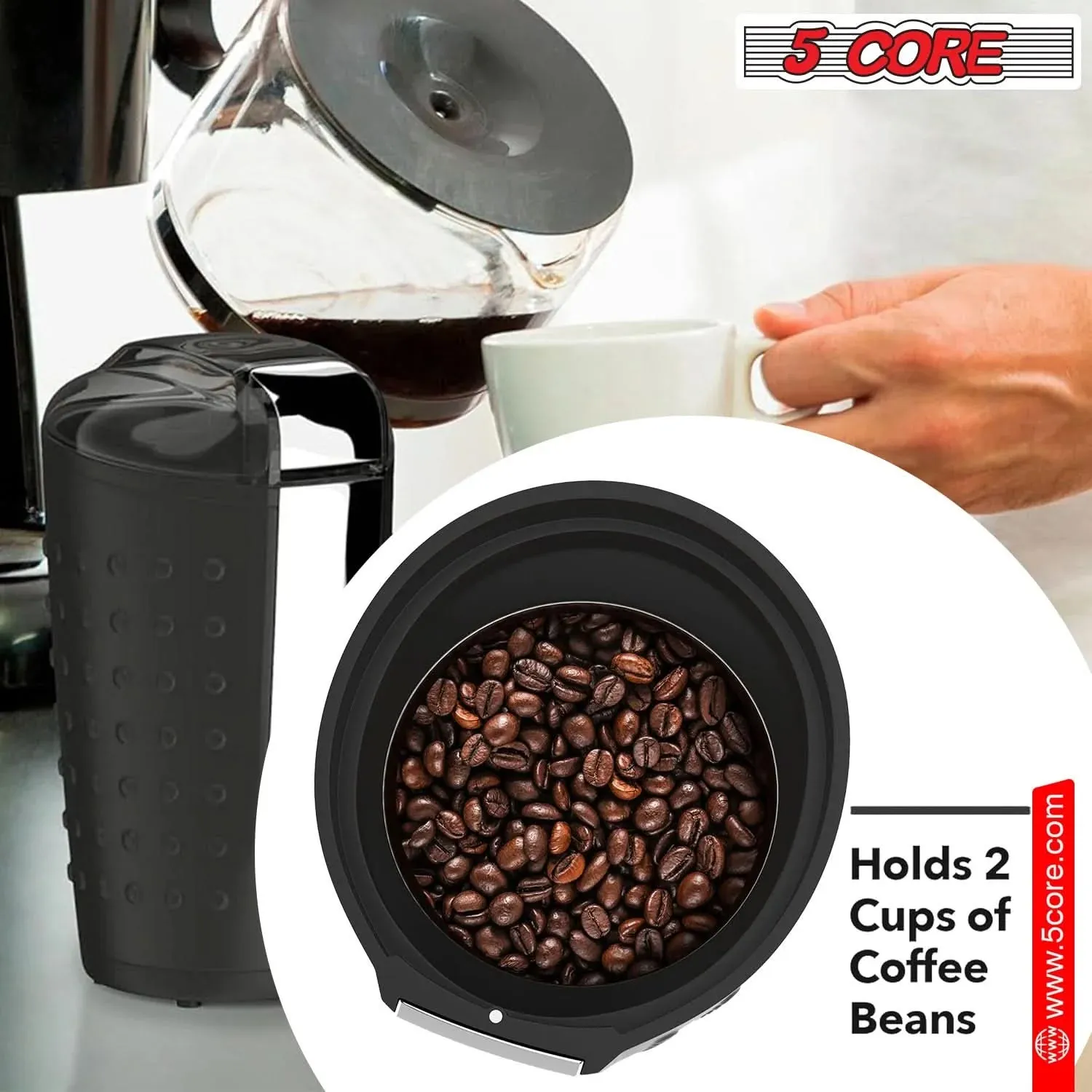 5Core Coffee Grinder 85 Gram Capacity