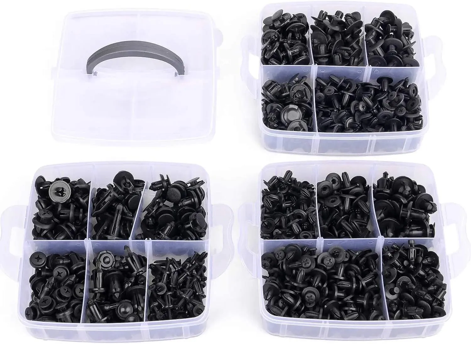 635 Pcs Car Push Retainer Clips Kits For Toyota GM Ford Honda Acura Chrysler