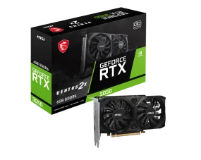 6GB MSI RTX 3050 Ventus 2X 6G OC Graphics Card