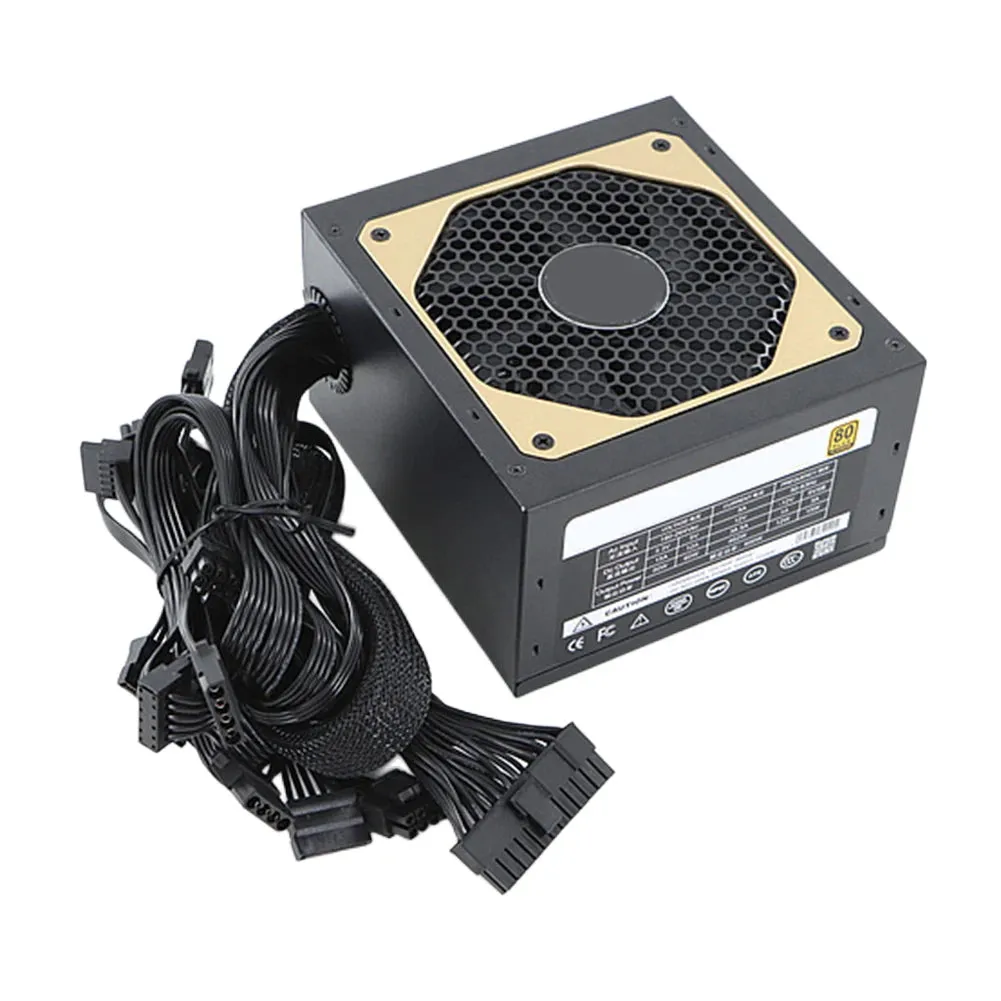 800W ATX Power Supply 110-264V PC Power Supply Module PSU CPU Port 2 4 4Pin 6SATA Graphics Card 6 2Pin to 6 2Pin for Desktop PC