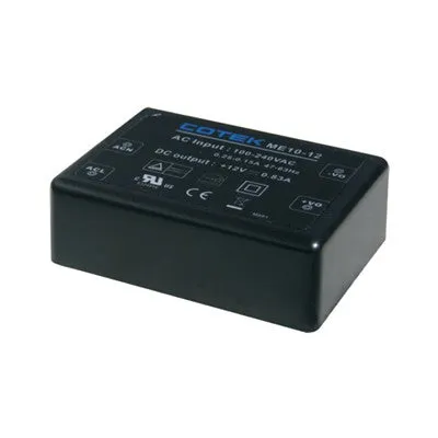 AC/DC Power Supply - 10W, 24VDC, 0.42A, Medical Grade, Module (ME-10-24)