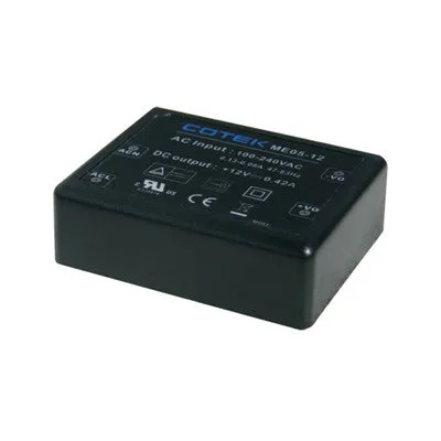AC/DC Power Supply - 5W, 5VDC, 1A, Medical Grade, Module (ME-05-05)
