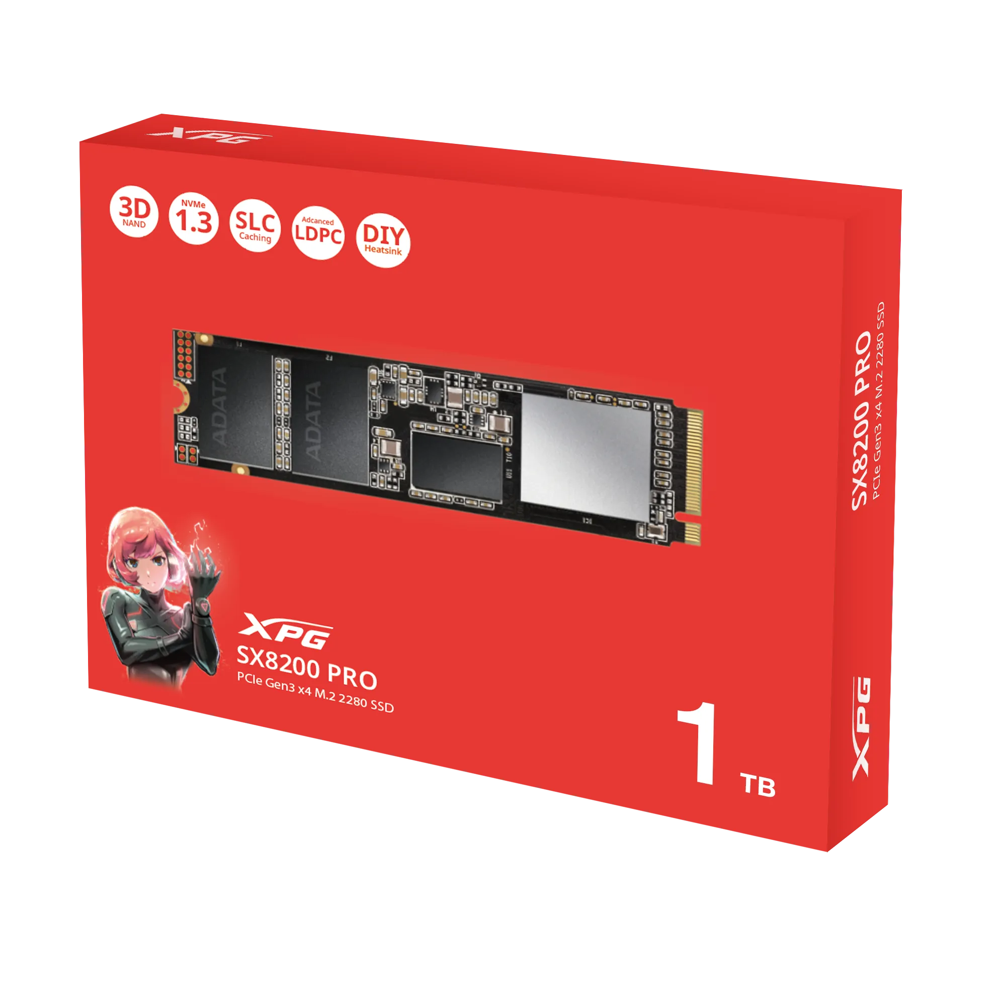 Adata XPG SX820 1TB | PCIe Gen3x4 M.2 SSD