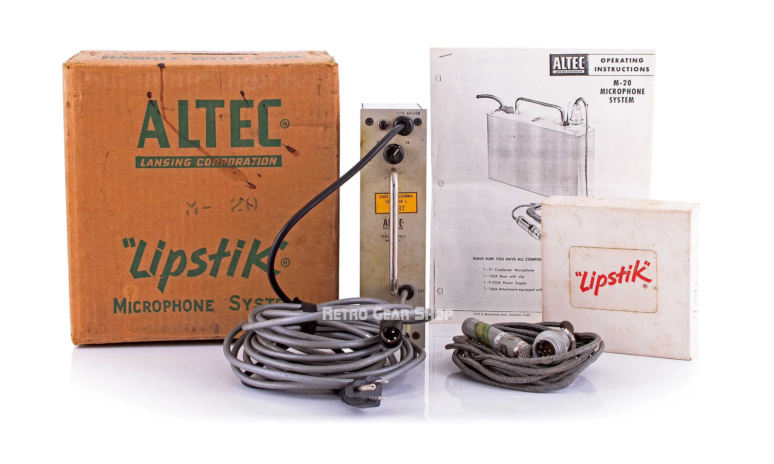 Altec M20   525A PSU   Original Box