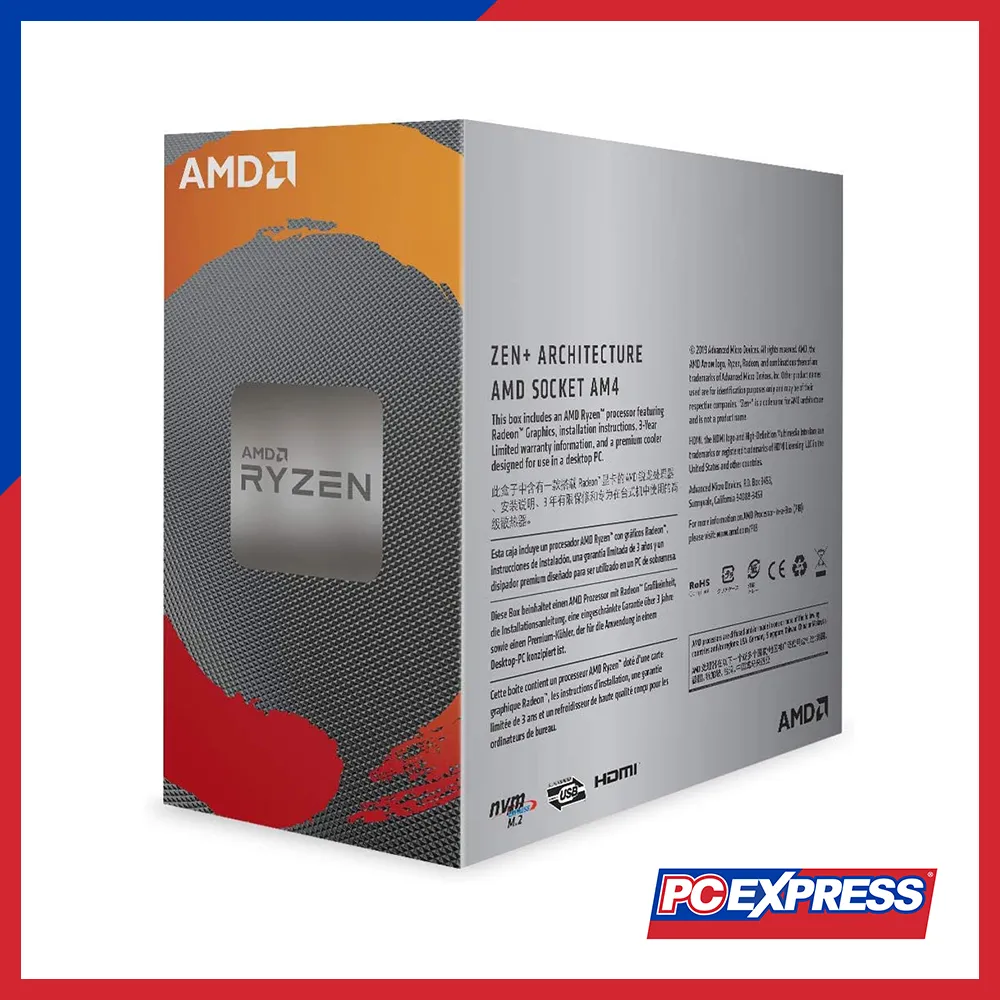 AMD Ryzen™  3 3200G Processor with Radeon™  Vega 8 Graphics