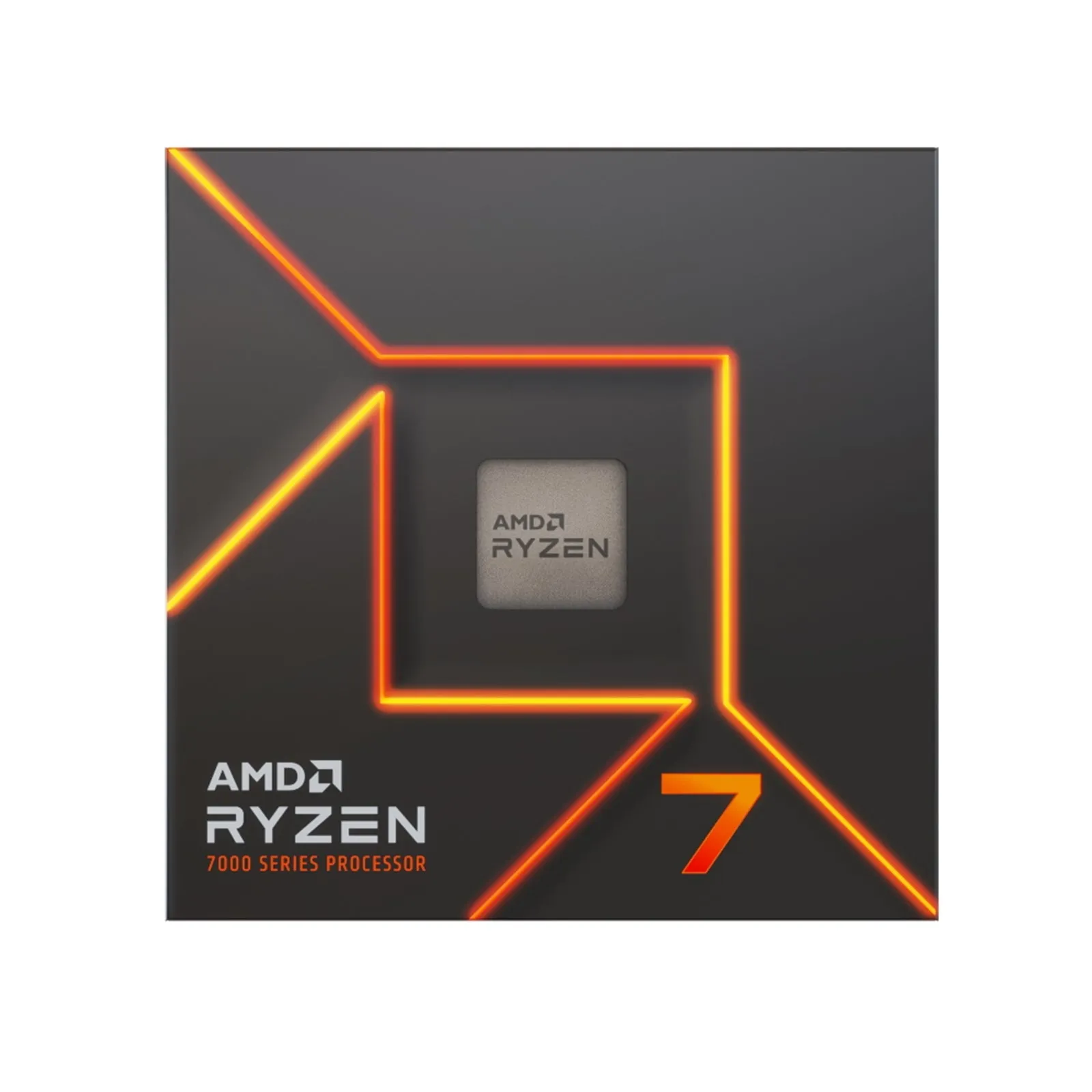 AMD Ryzen 7 7700 with Radeon Graphics, 8 Core Processor, 16 Threads, 3.8Ghz up to 5.3Ghz Turbo, 40MB Cache, 65W, Wraith Prism LED Cooler
