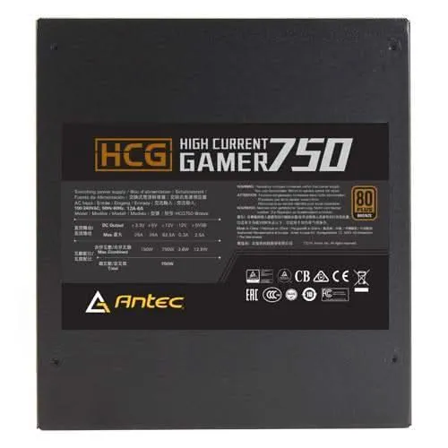 ANTEC 750W HCG750 80 PLUS BRONZE FULLY MODULAR SMPS