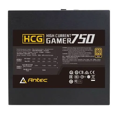 ANTEC 750W HCG750 80 PLUS GOLD FULLY MODULAR SMPS