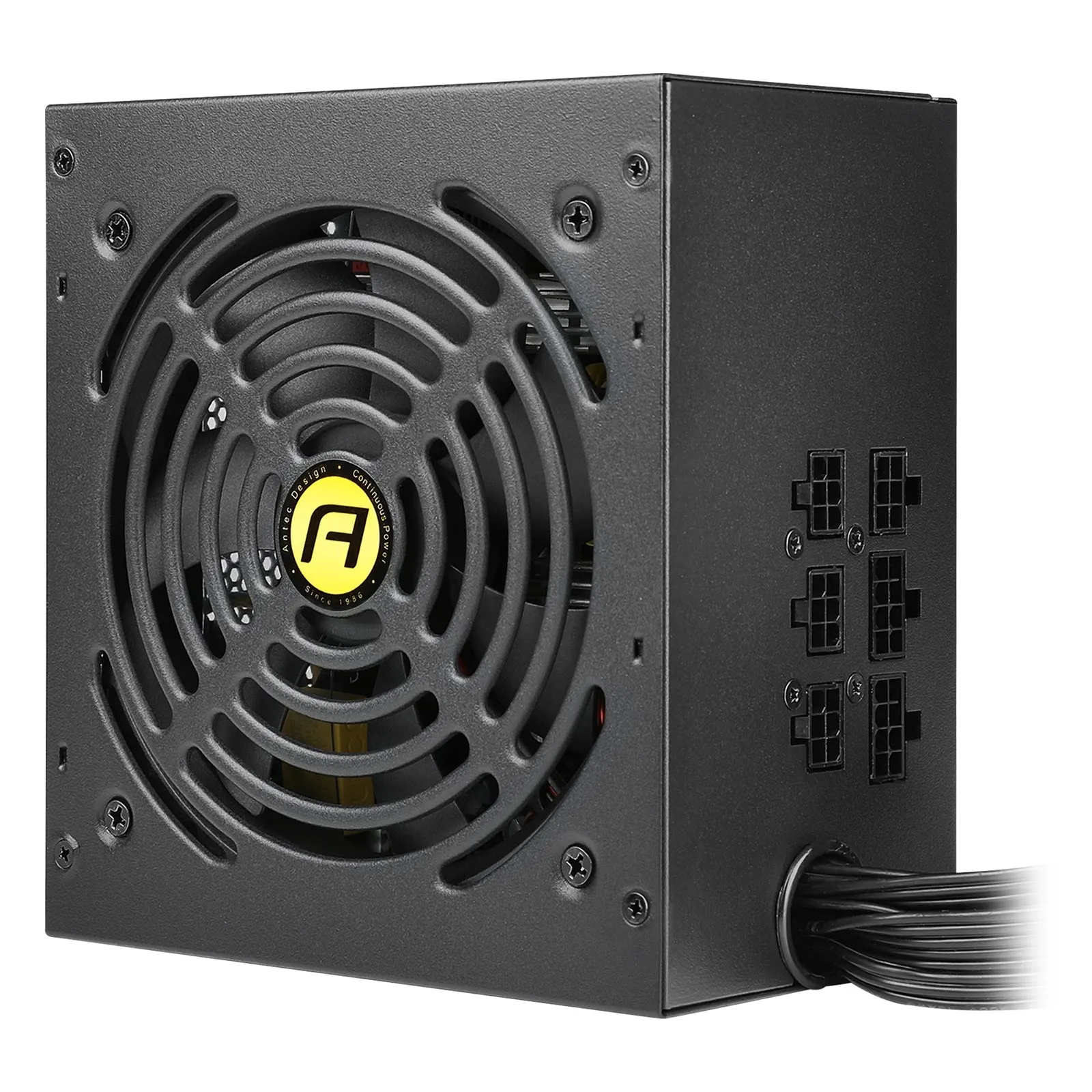 ANTEC Cuprum Strike CSK750H 750W PSU, 120mm Silent Fan, 80 PLUS Bronze, Semi Modular, UK Plug, Flat Black Cables, CircuitShield Industrial-Grade Protections