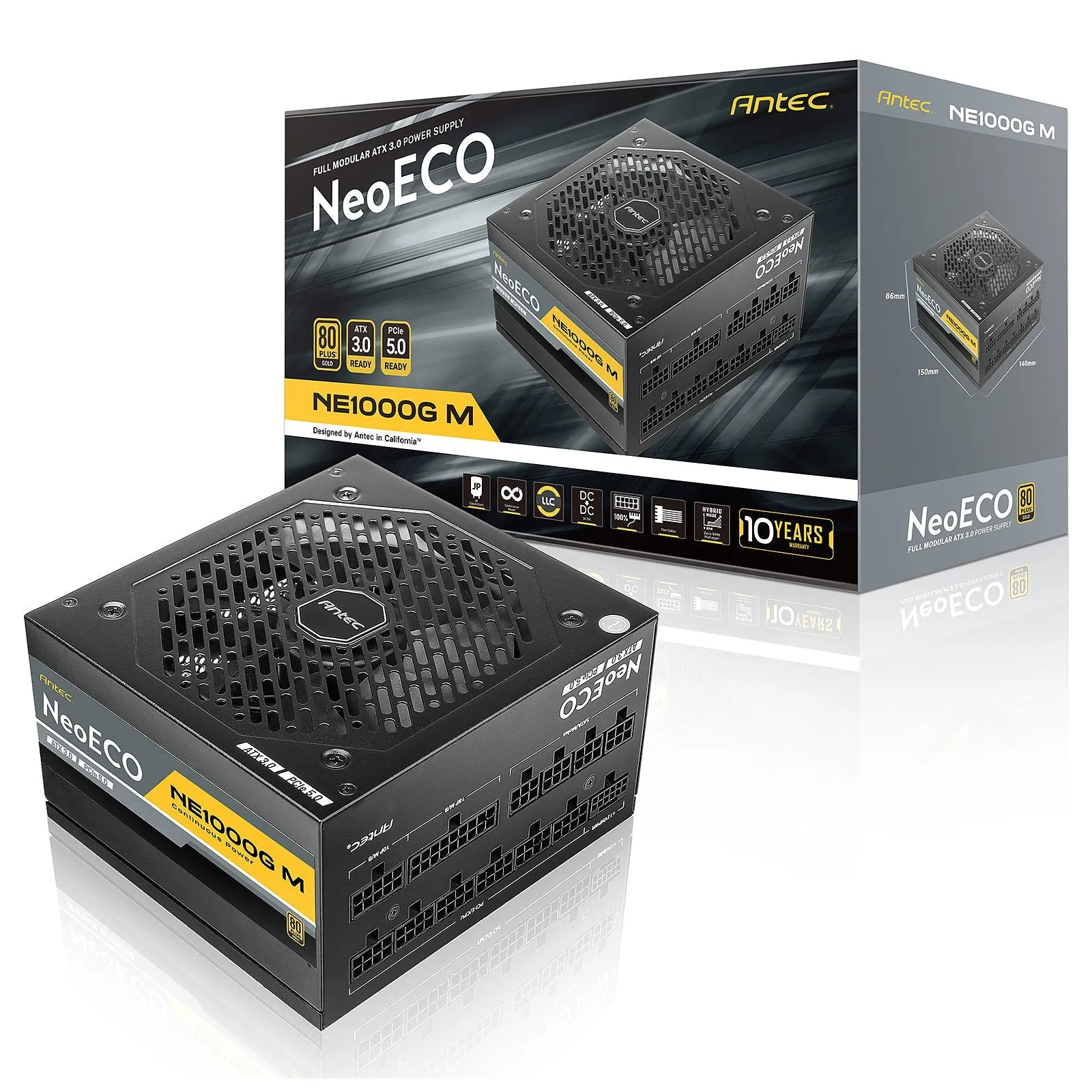 Antec NE1000G 1000W 80 Plus Gold ATX Power Supply