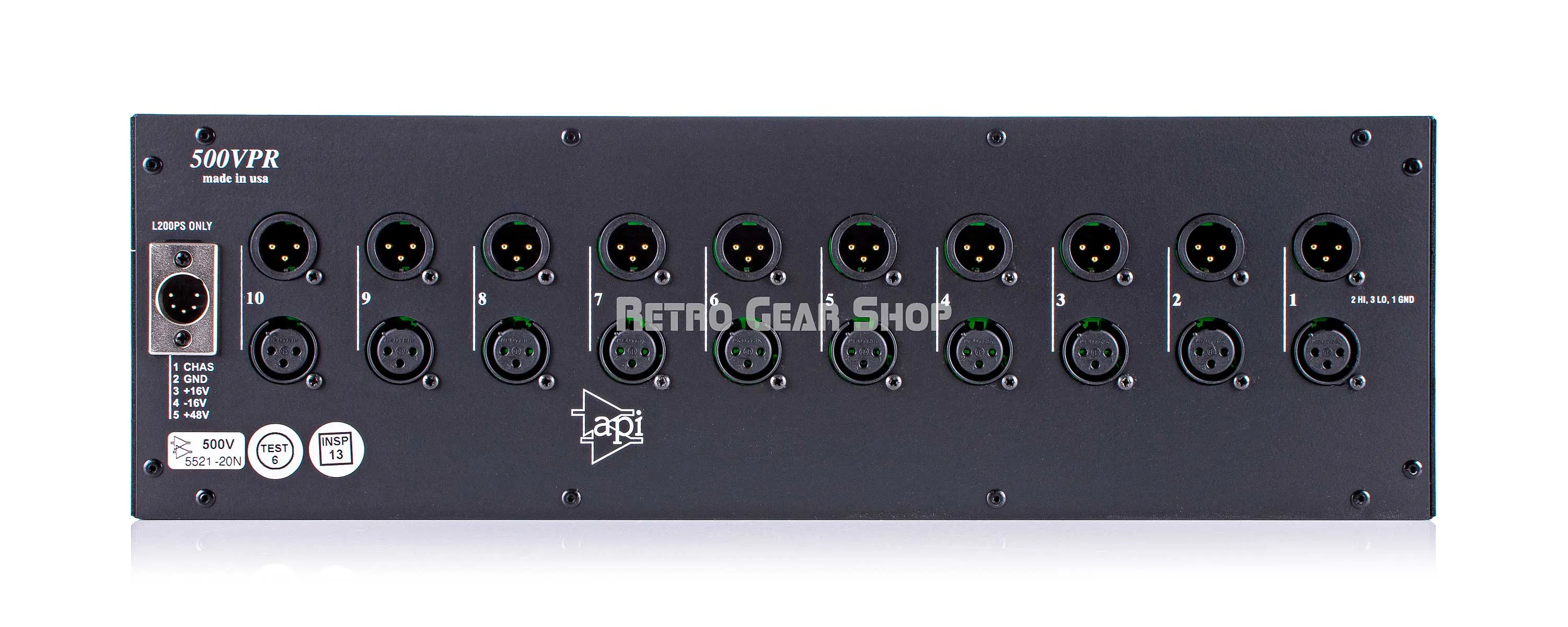 API 500VPR   L200 PSU Used