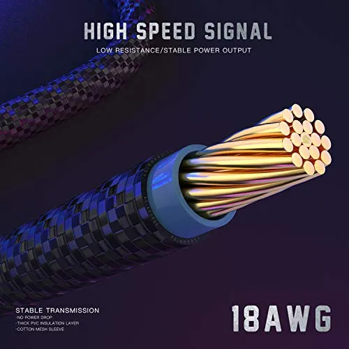 AsiaHorse 18AWG PSU Cable Extension Sleeved Custom Mod GPU PC Audio Video Power Supply Soft Braided Cables with Two Color Comb Kit 24P/8P to 6 2P/ 8P to 4 4P 30CM