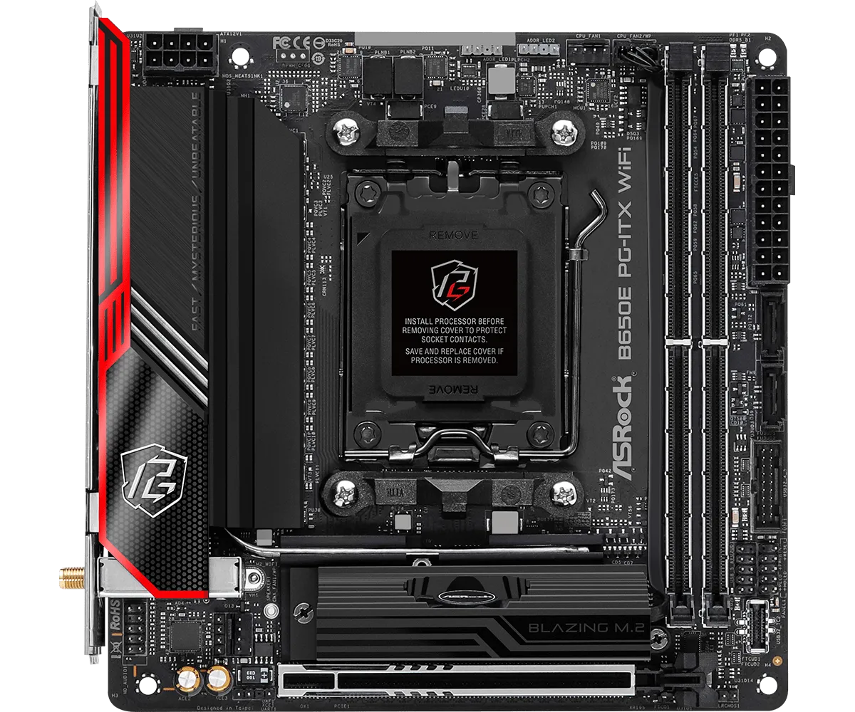 ASRock B650E PG-ITX WiFi | AM5 ITX Motherboard