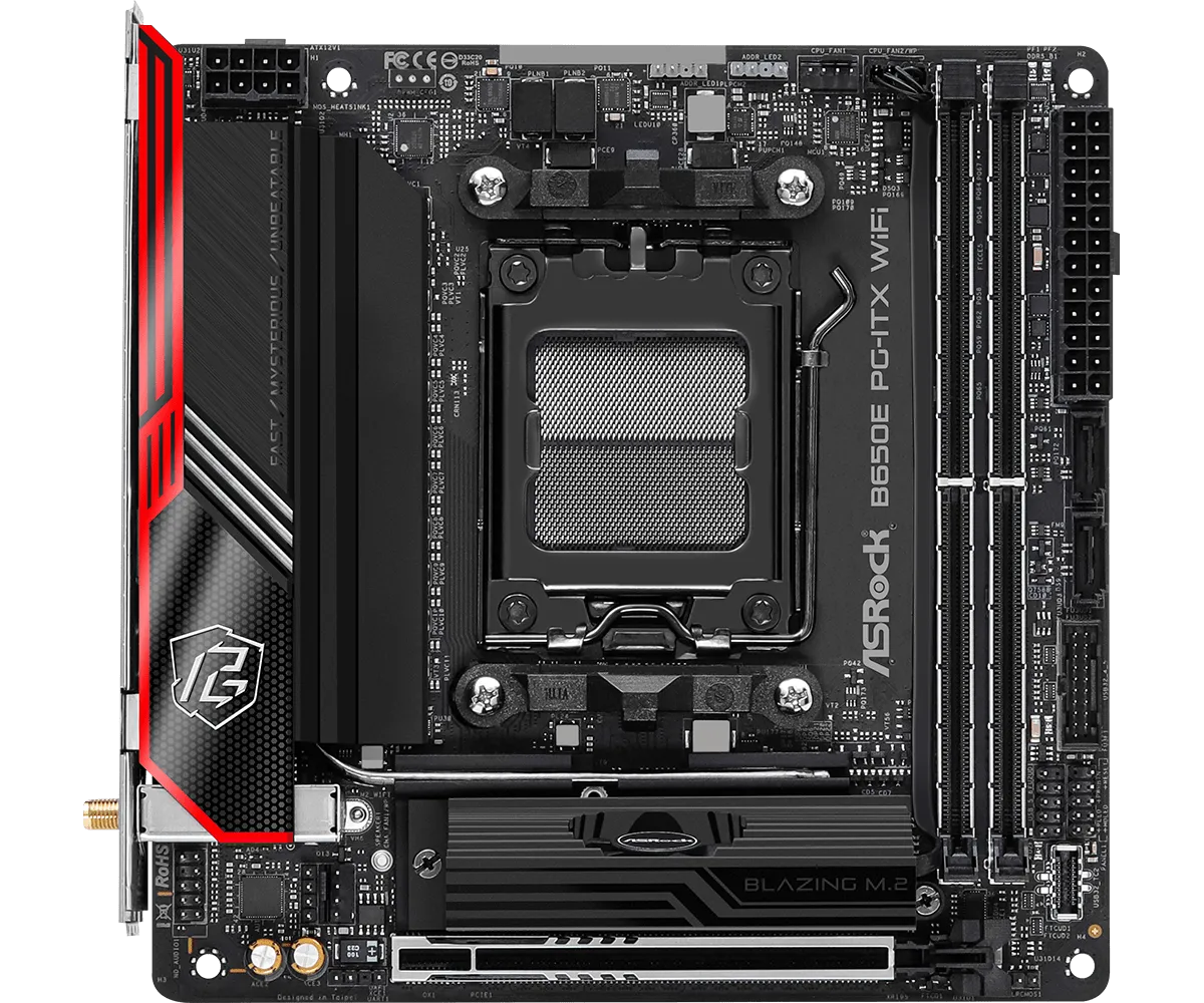 ASRock B650E PG-ITX WiFi | AM5 ITX Motherboard