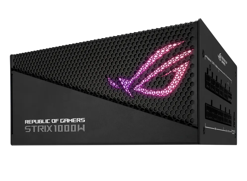ASUS 1000W ROG-STRIX-1000G-AURA-GAMING ATX 3.0 80Plus Gold Full Modular Power Supply (PS-ARST1KA)