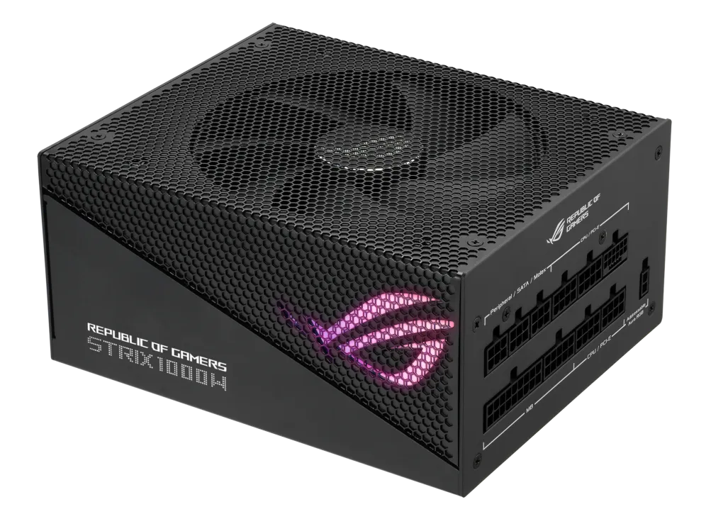ASUS 1000W ROG-STRIX-1000G-AURA-GAMING ATX 3.0 80Plus Gold Full Modular Power Supply (PS-ARST1KA)