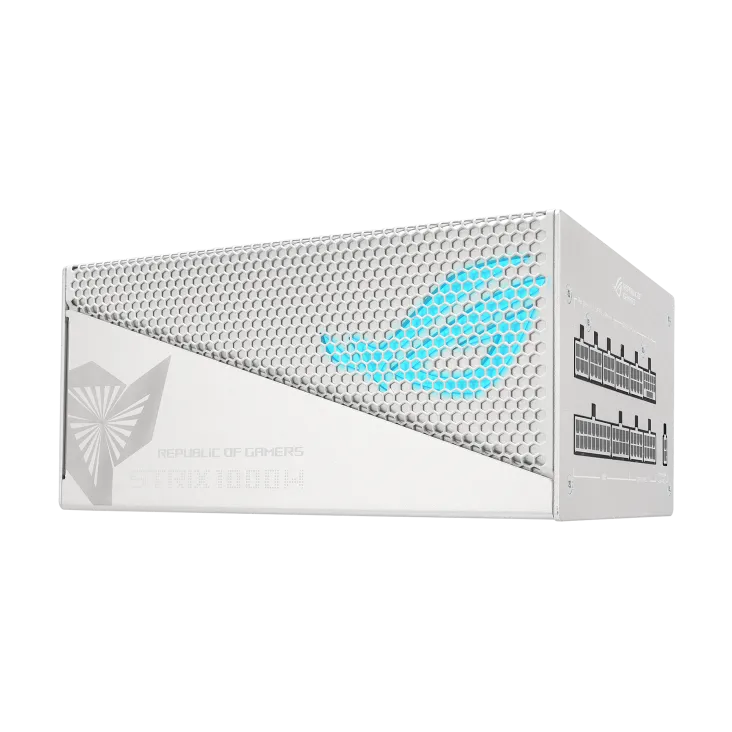 ASUS 1000W ROG-STRIX-1000G-AURA-WHITE-GAMING 白色 ATX 3.0 80Plus Gold Full Modular Power Supply (PS-ARST1KB)