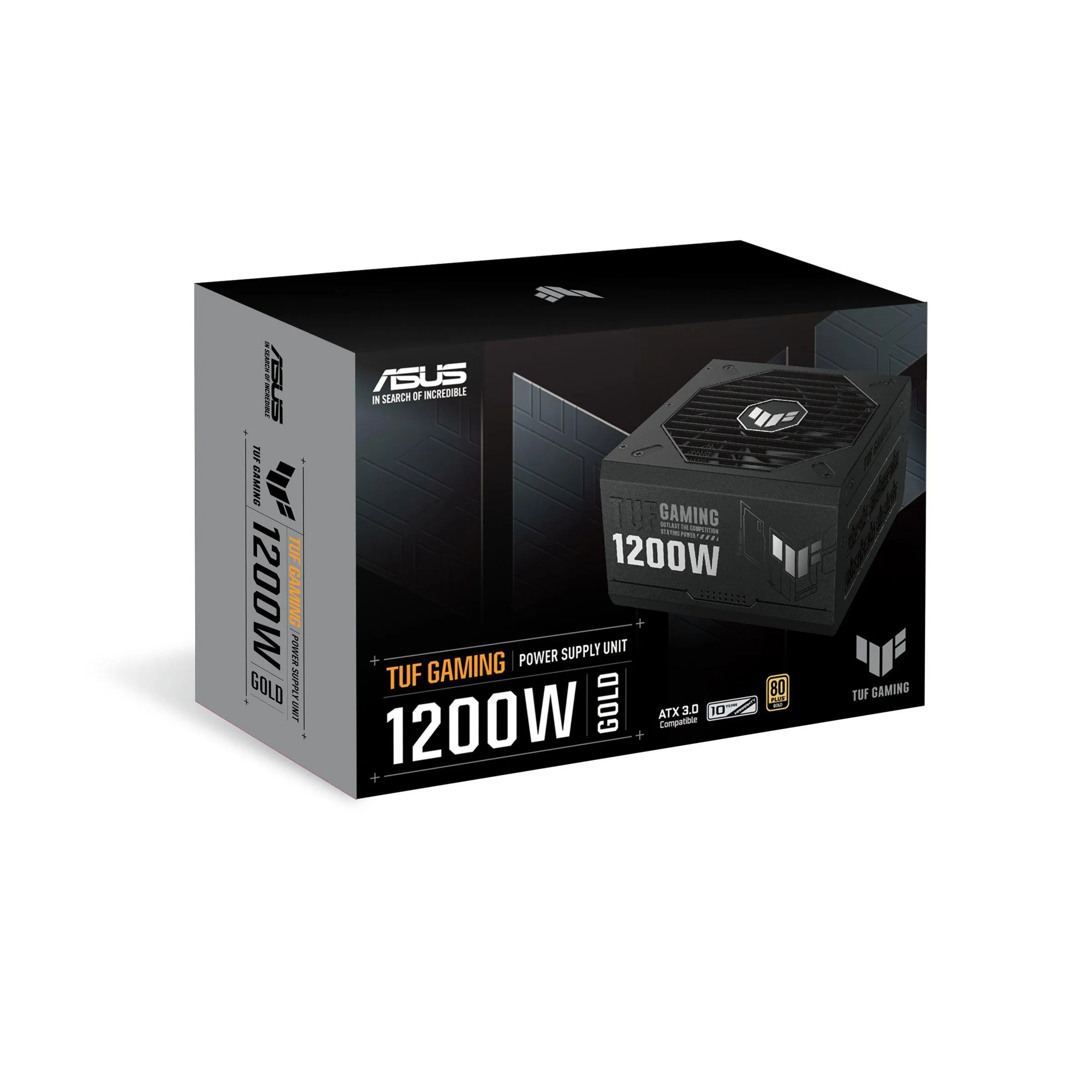 ASUS 1200W | ATX12V | 80Plus Gold | 100 - 240V | 2.66 kg (TUF-GAMING-1200G)