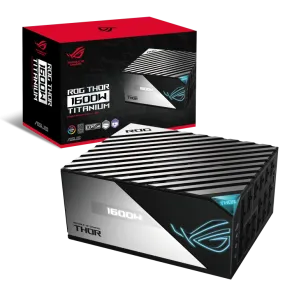 ASUS 1600W ROG-THOR-1600T-GAMING 80Plus Titanium Full Modular Power Supply (PS-ARTT1K6)