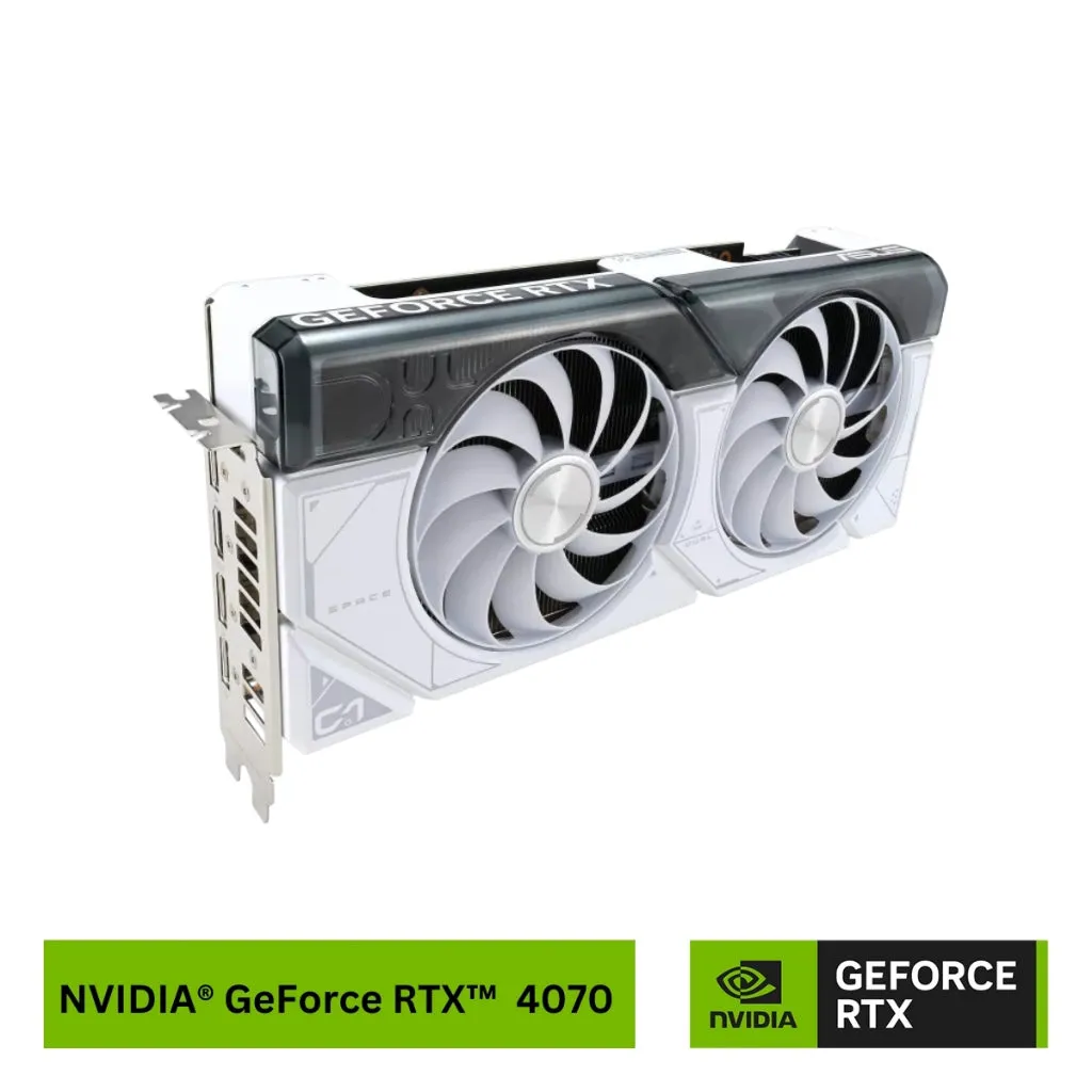 Asus NVIDIA® GeForce RTX™ 4070 Dual OC 12GB GDDR6X White