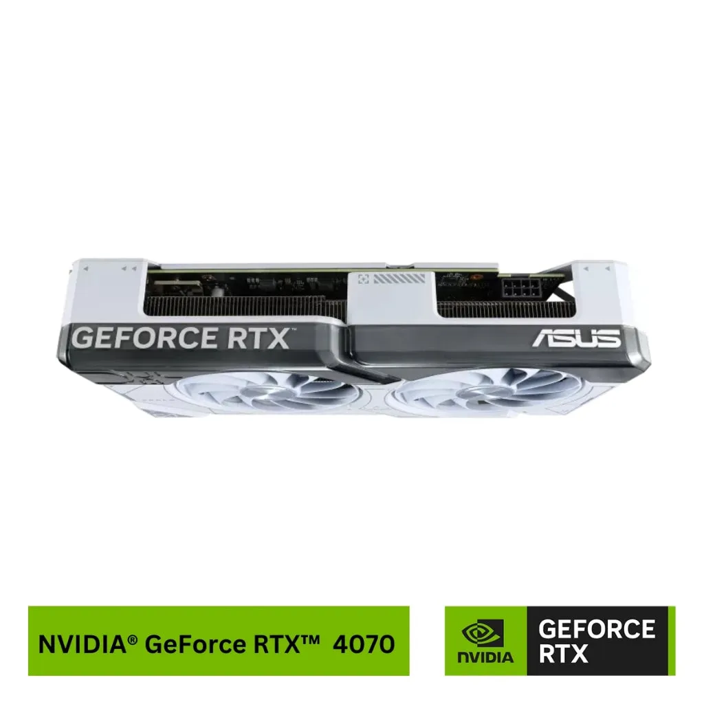 Asus NVIDIA® GeForce RTX™ 4070 Dual OC 12GB GDDR6X White