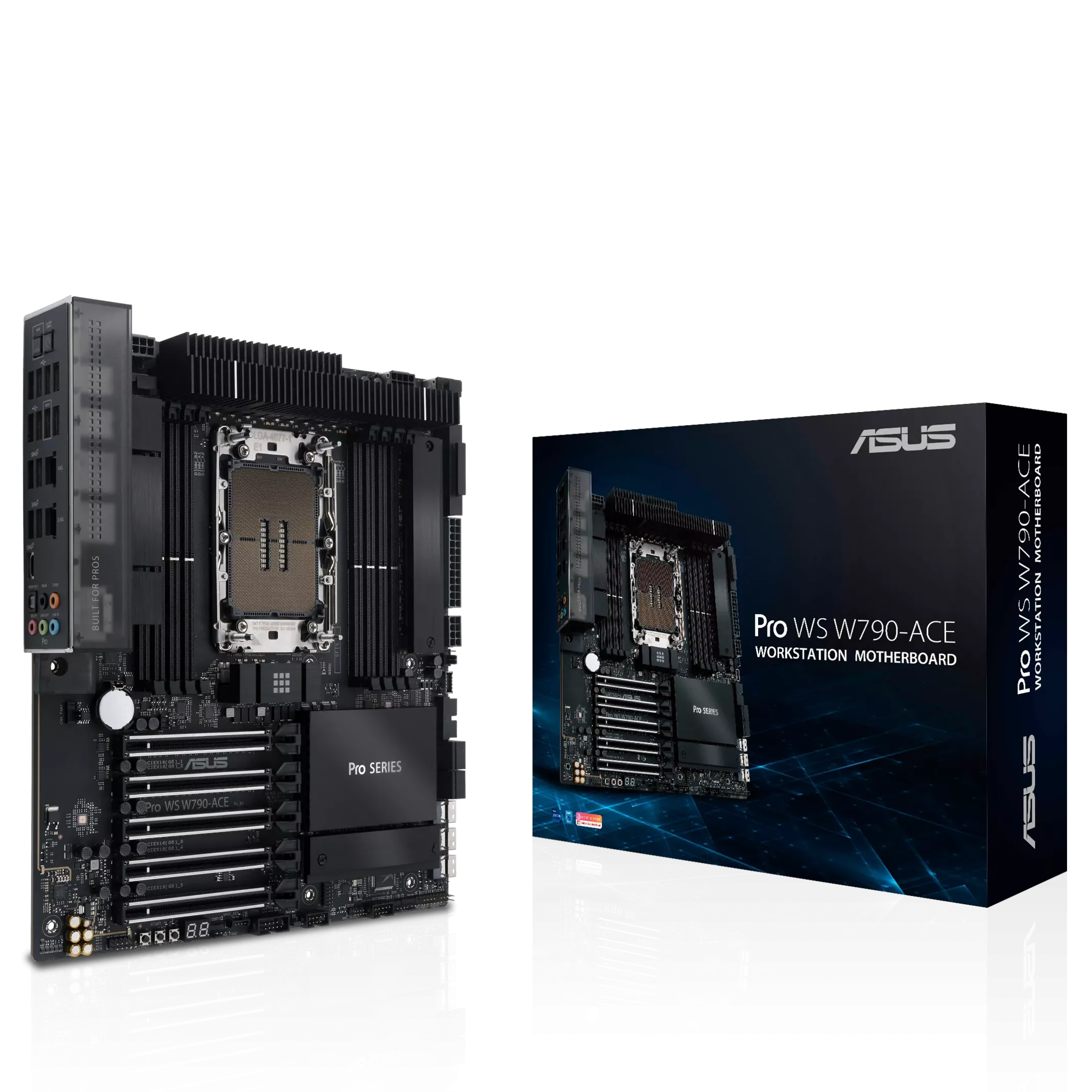 ASUS Pro WS W790-ACE Intel W790, DDR5, LGA 4677 CEB Workstation Motherboard
