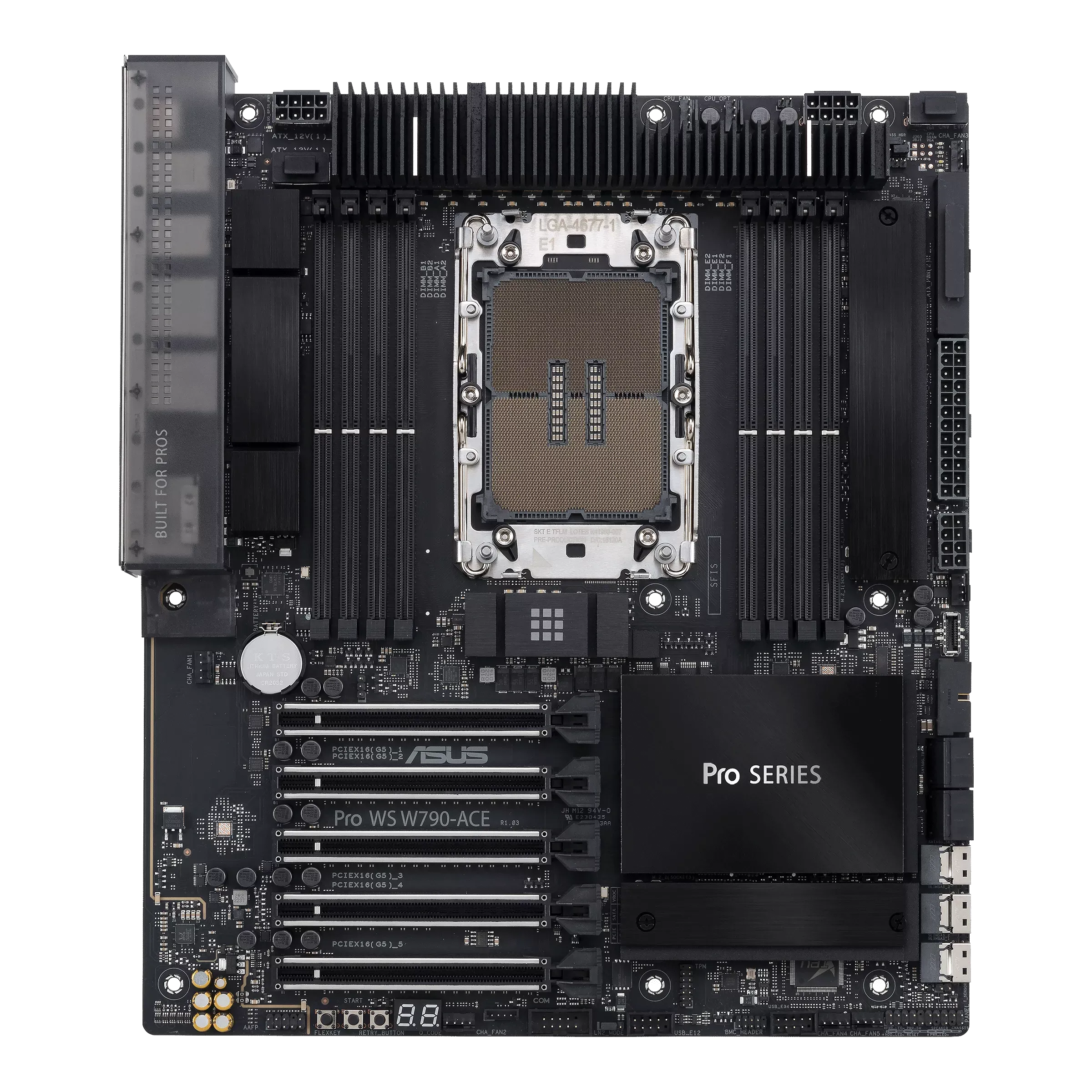 ASUS Pro WS W790-ACE Intel W790, DDR5, LGA 4677 CEB Workstation Motherboard