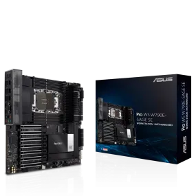 ASUS Pro WS W790E-SAGE SE Intel W790, DDR5, LGA 4677 EEB Workstation Motherboard