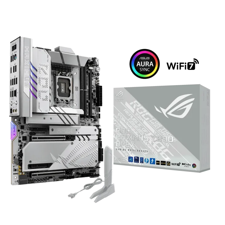 Asus ROG Maximus Z890 Apex Motherboard (White)
