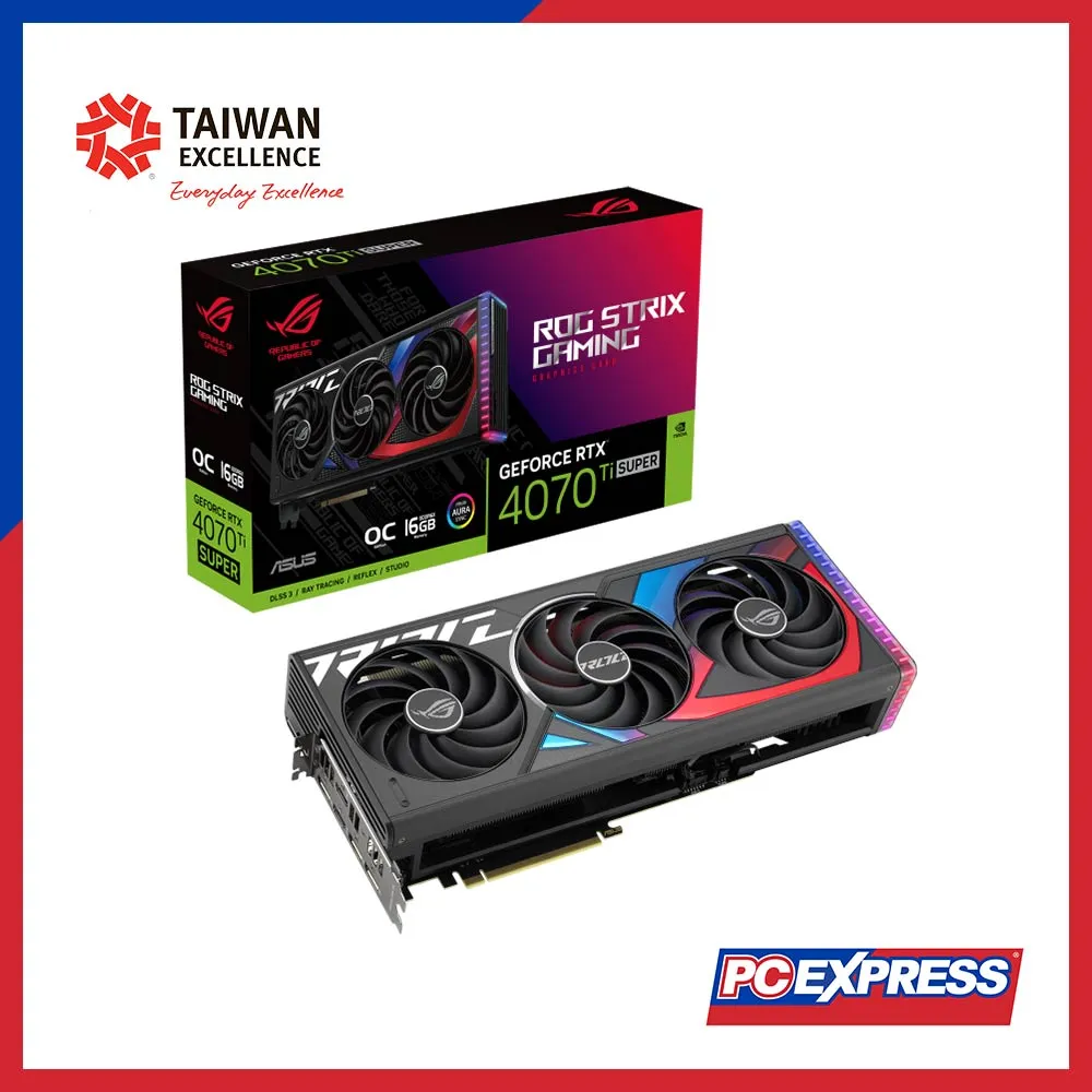 ASUS ROG Strix GeForce RTX™  4070 Ti SUPER 16GB GDDR6X OC Edition Graphics Card
