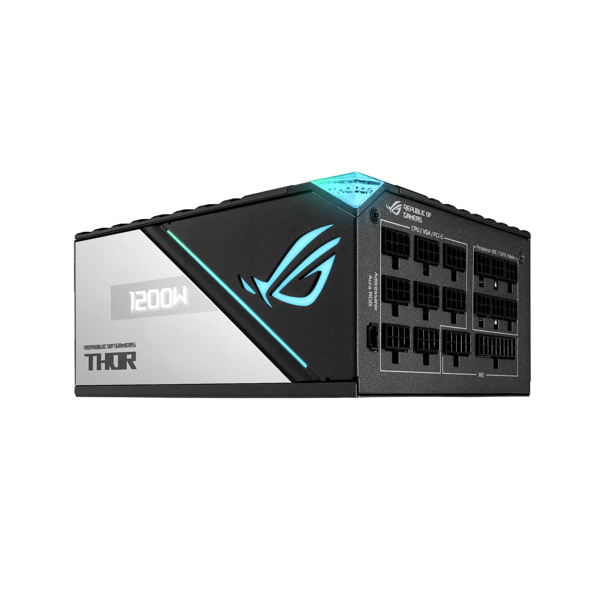 ASUS ROG Thor 1200W Platinum II is the quietest PSU in its class. (ROG-THOR-1200P2-GAMING)