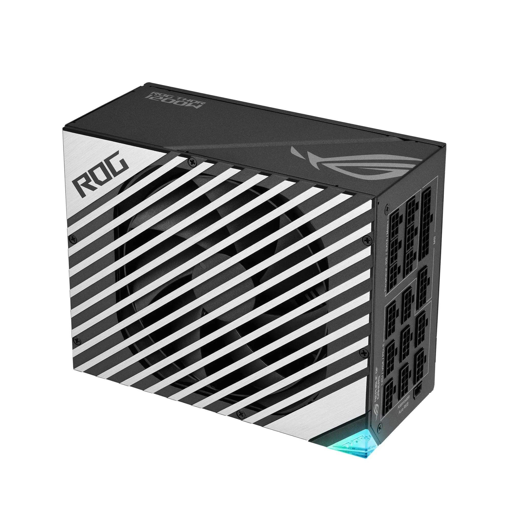 ASUS ROG Thor 1200W Platinum II is the quietest PSU in its class. (ROG-THOR-1200P2-GAMING)