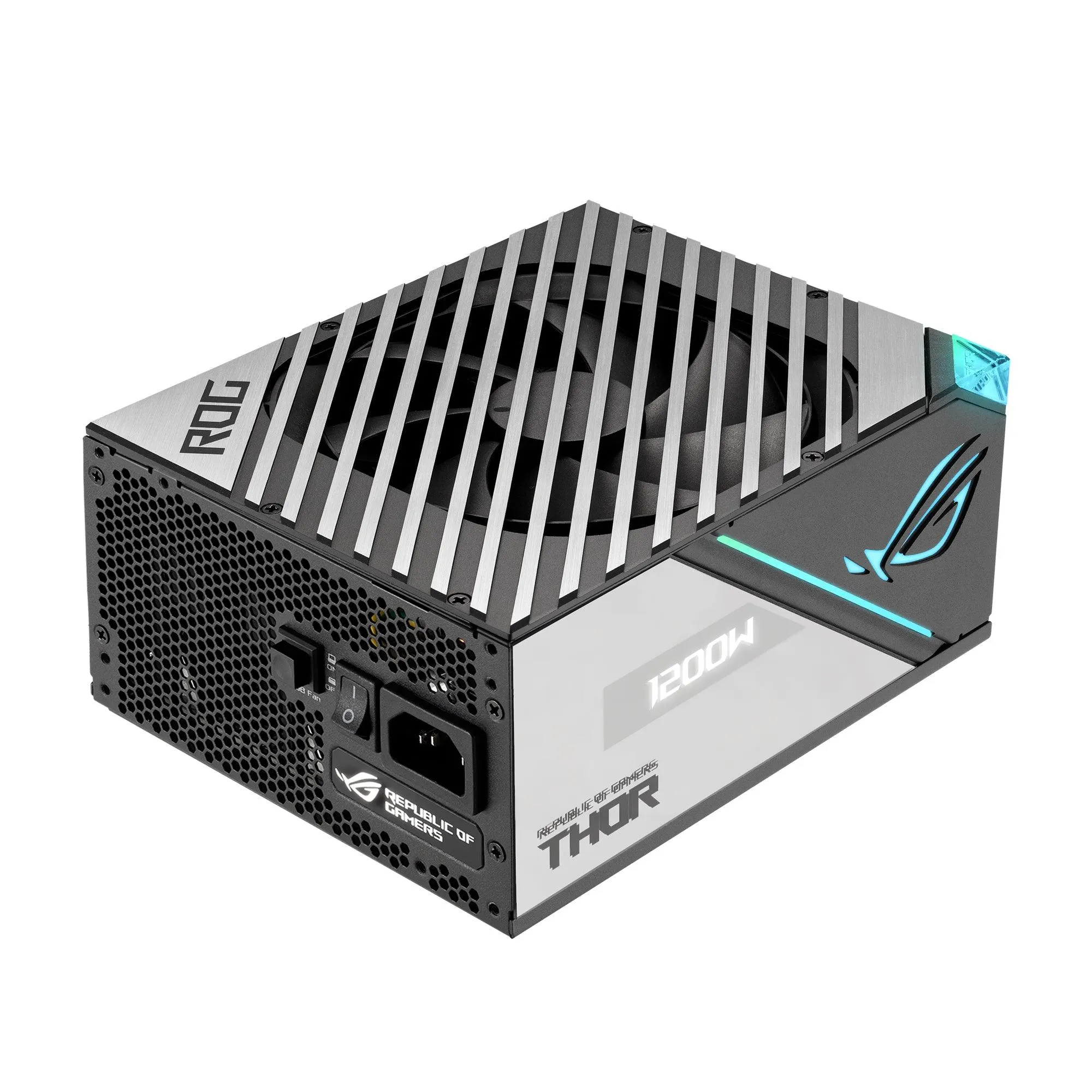 ASUS ROG Thor 1200W Platinum II is the quietest PSU in its class. (ROG-THOR-1200P2-GAMING)
