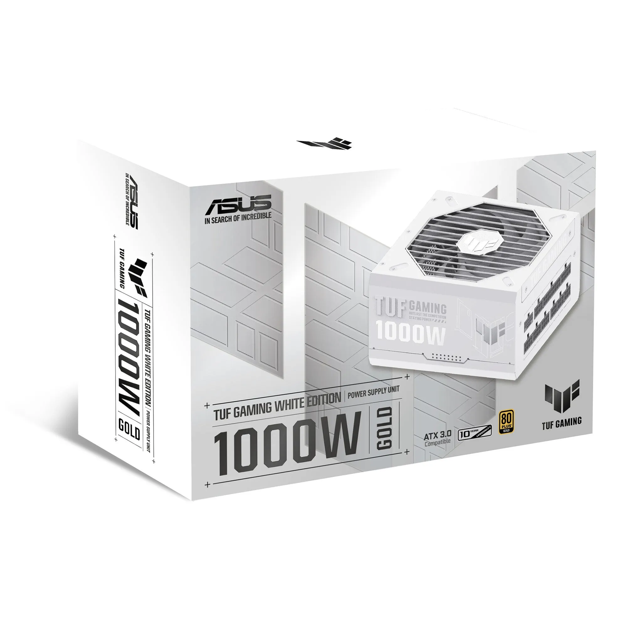 ASUS TUF Gaming 1000W Gold White Edition power supply unit 20 4 pin ATX ATX