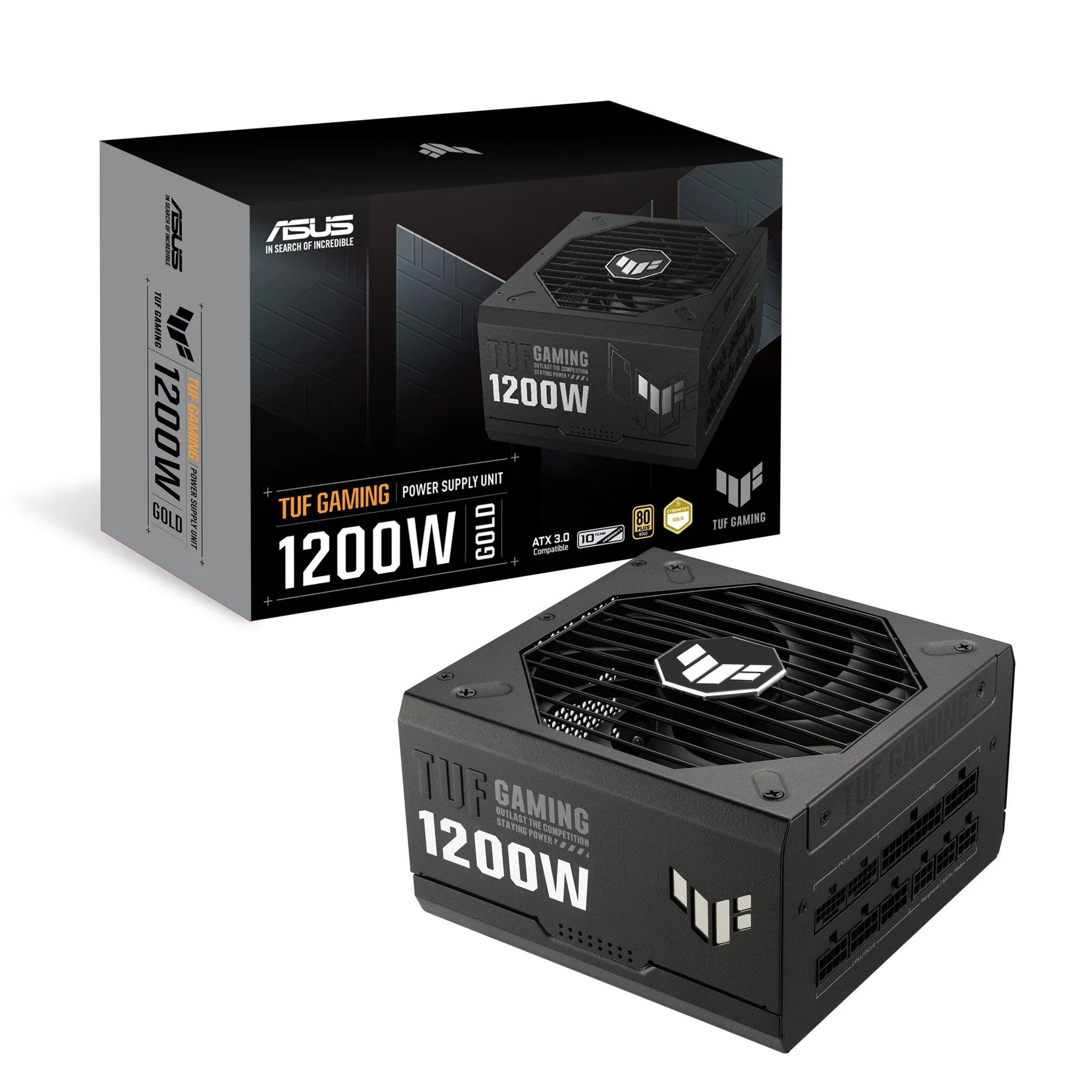 ASUS TUF GAMING 1200W Gold power supply unit 20 4 pin ATX ATX Black