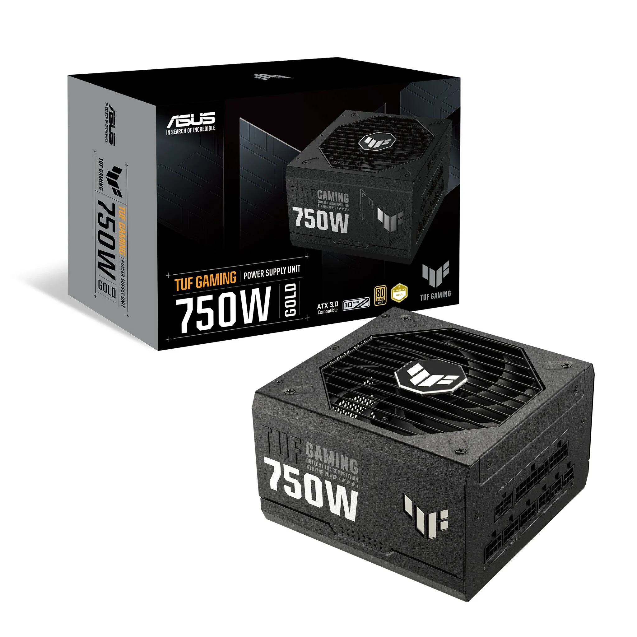 ASUS TUF Gaming 750W Gold power supply unit 20 4 pin ATX ATX Black