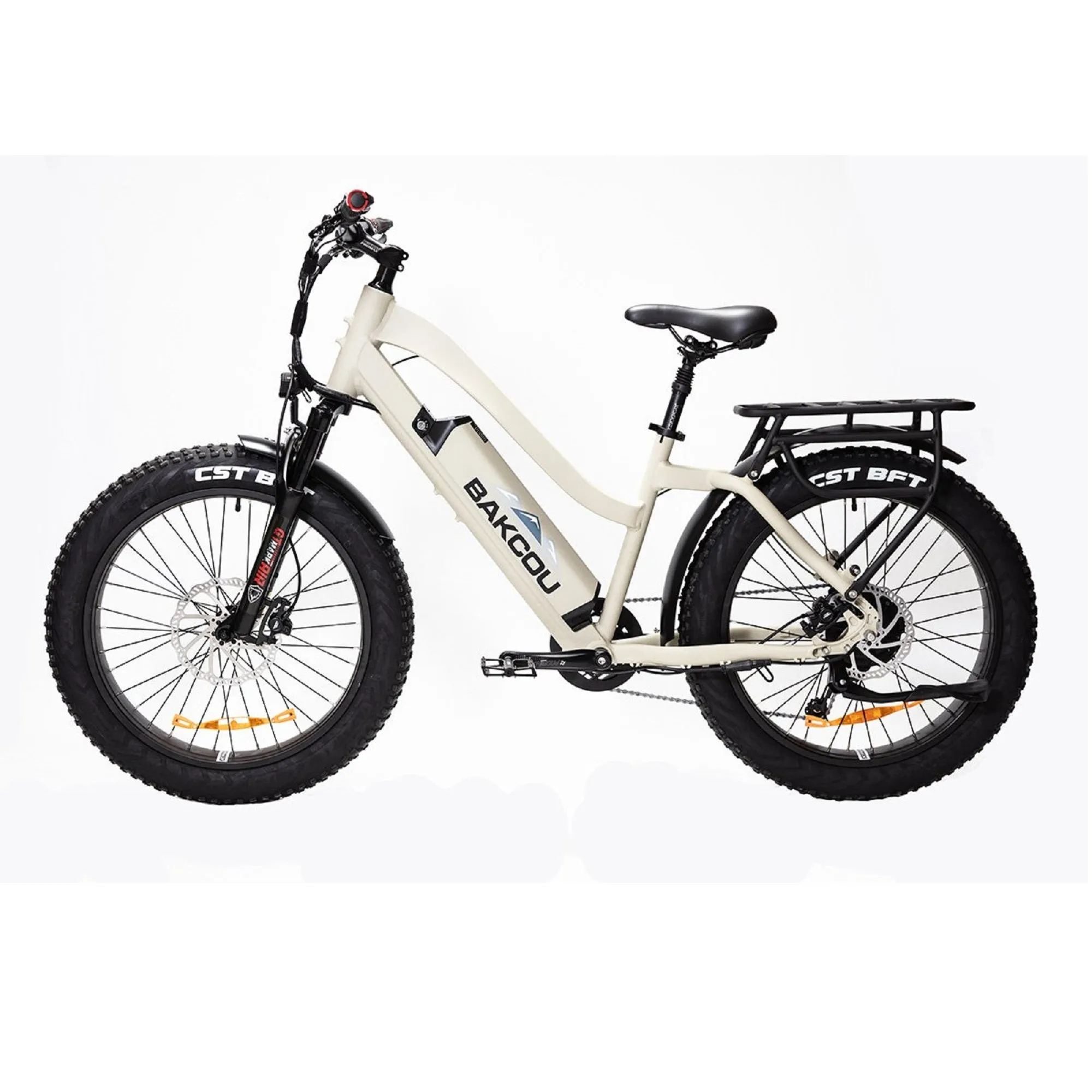 Bakcou Flatlander 750W Step-Through Bafang Ultra Fat Tire Hunting Electric Bike